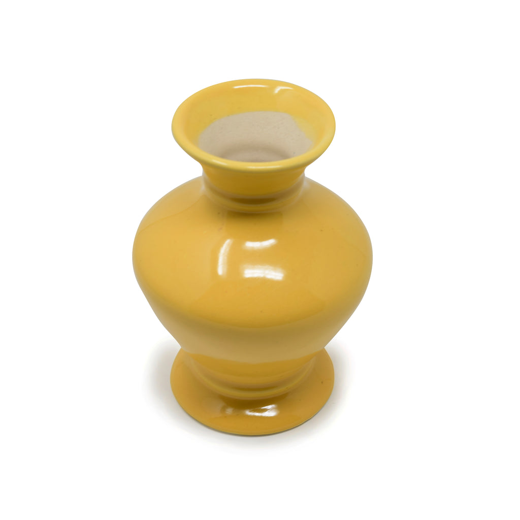 Handmade Ceramic Urn Flower Vase (6 Inch / 15 cm) | Himalayan Inspired Home Decor