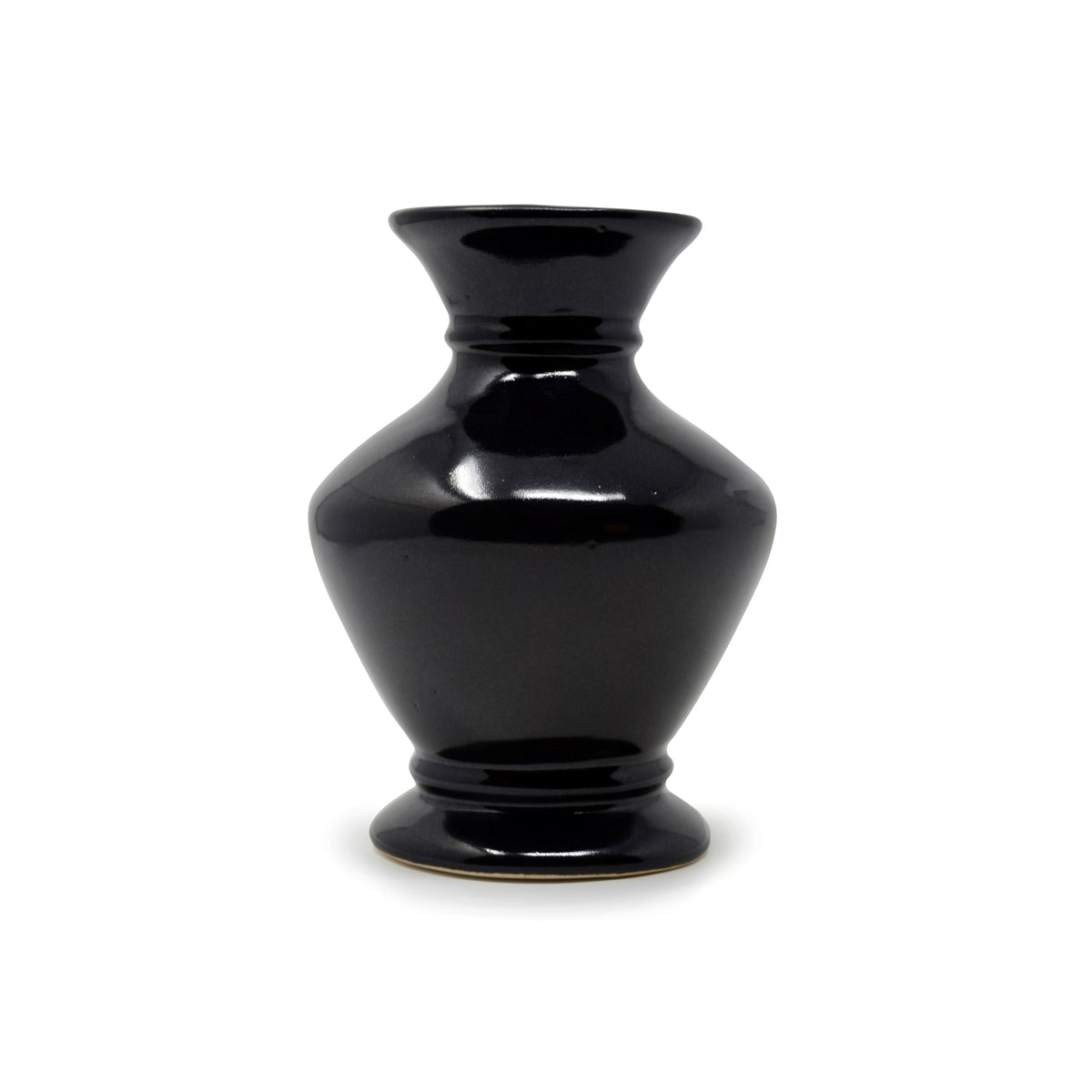 Handmade Ceramic Urn Flower Vase (6 Inch / 15 cm) | Himalayan Inspired Home Decor
