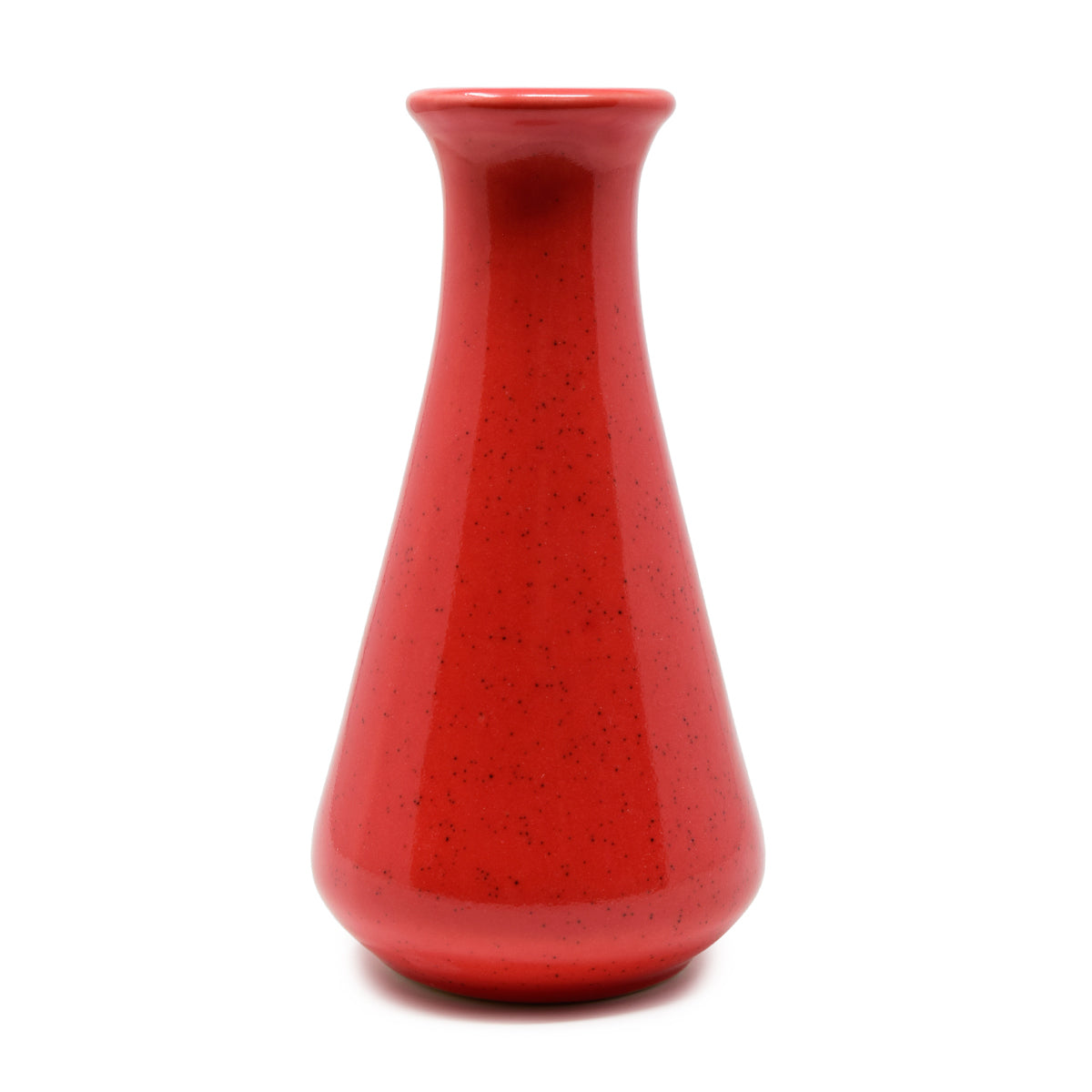 Handmade Ceramic Tapered Bottle Vase (6.75 Inch) | Himalayan Inspired Home Decor