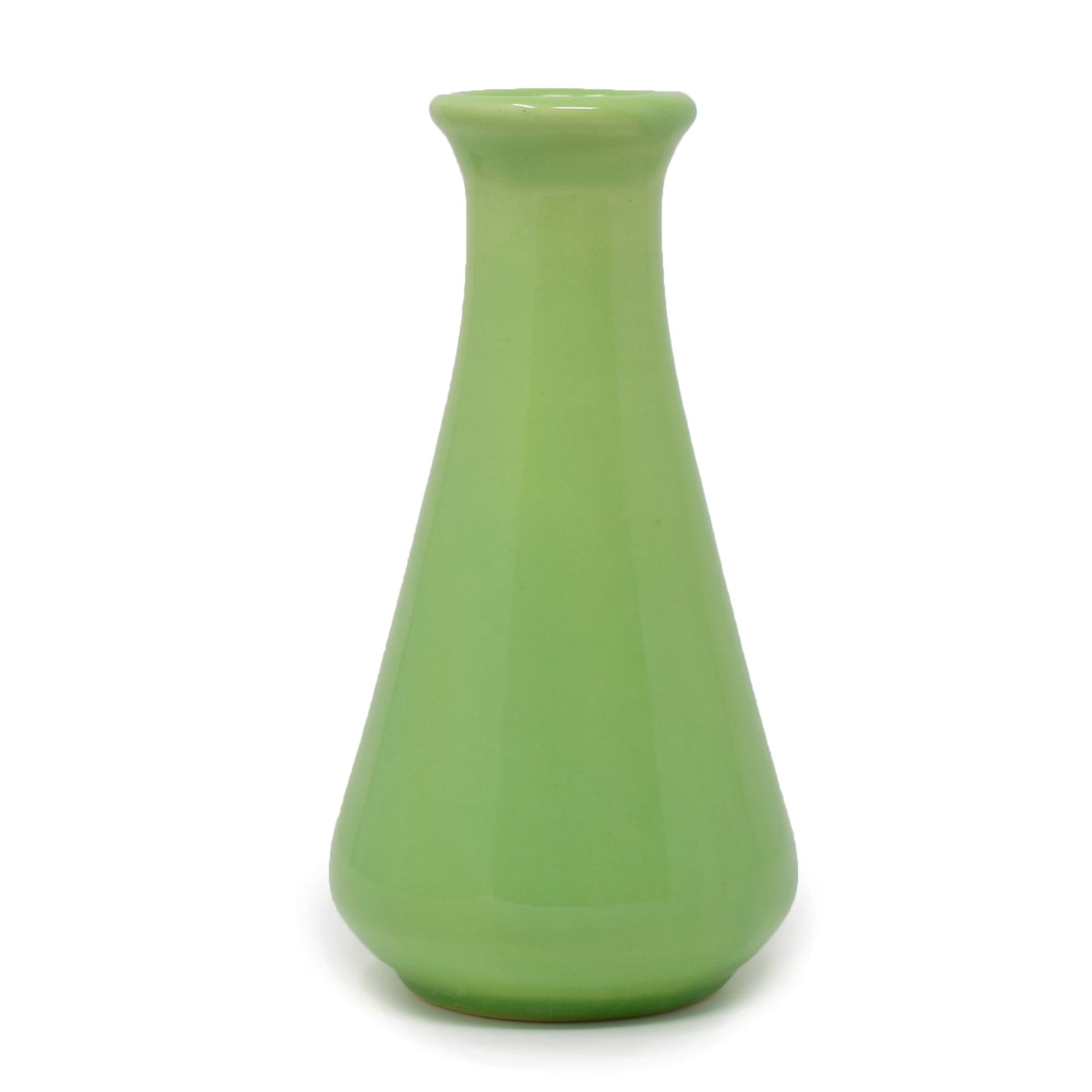 Handmade Ceramic Tapered Bottle Vase (6.75 Inch) | Himalayan Inspired Home Decor