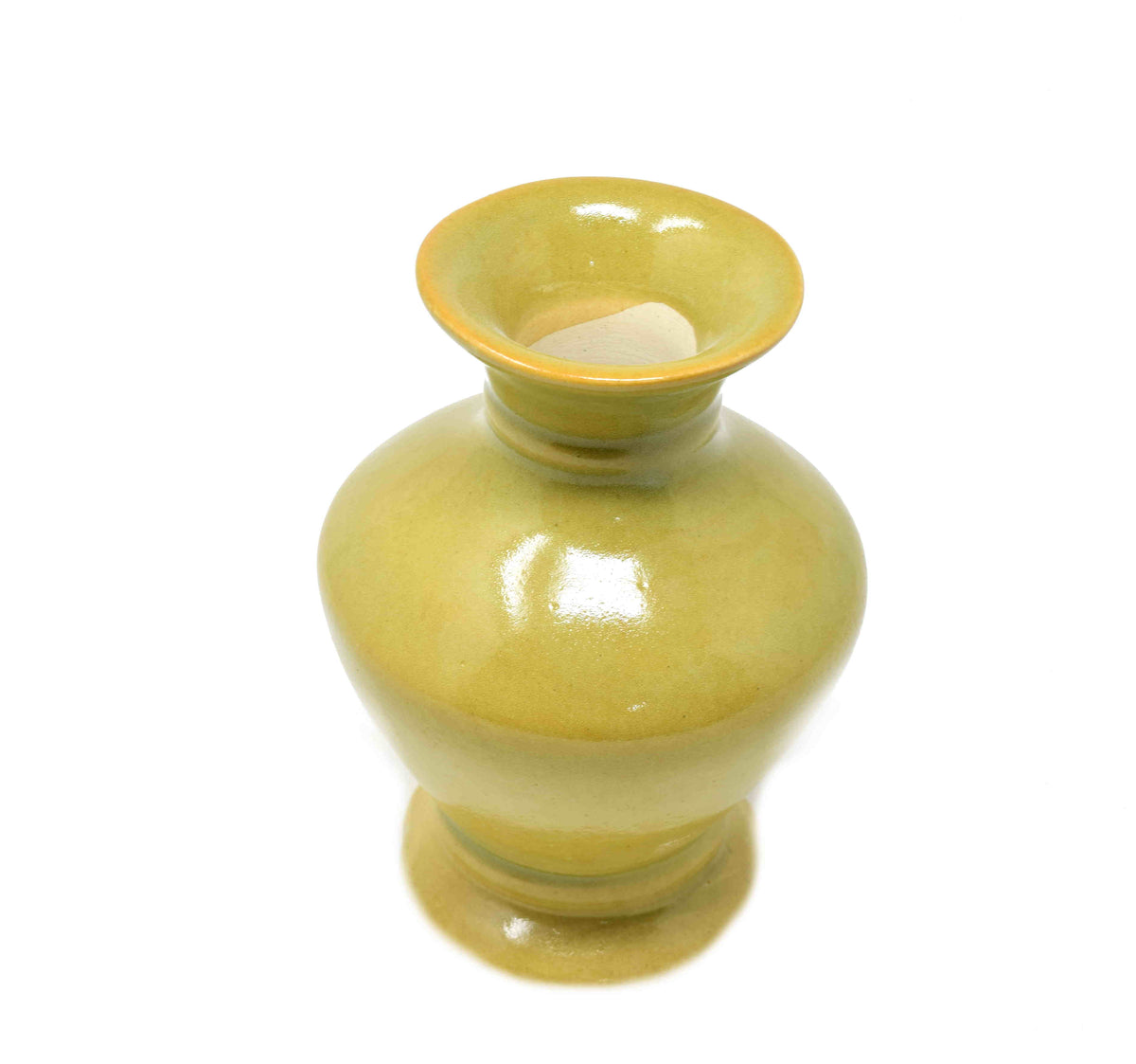 Handmade Ceramic Urn Flower Vase (6 Inch / 15 cm) | Himalayan Inspired Home Decor