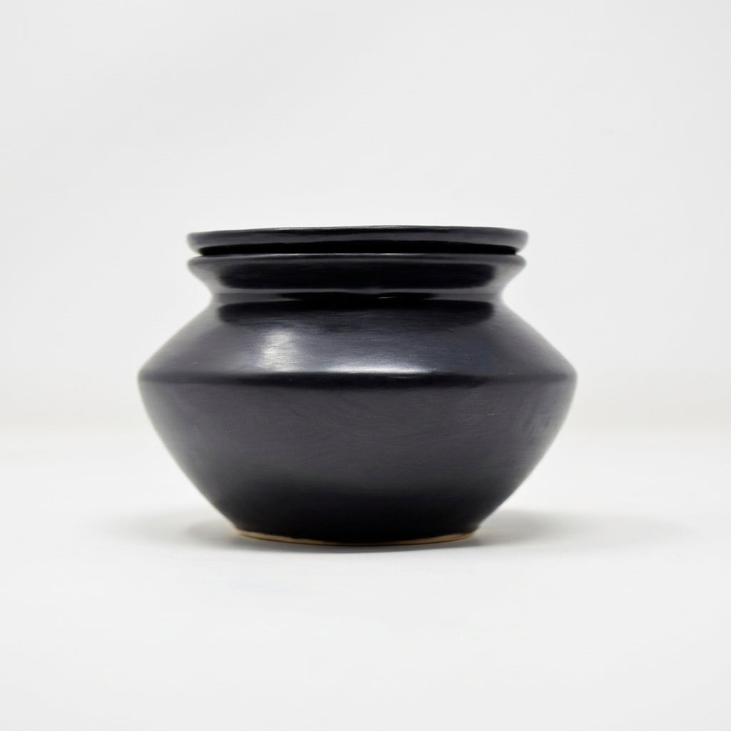 Traditional Handcrafted Ceramic Handi Pot with Lid (1.2 Liter) | Matka Storage Jar