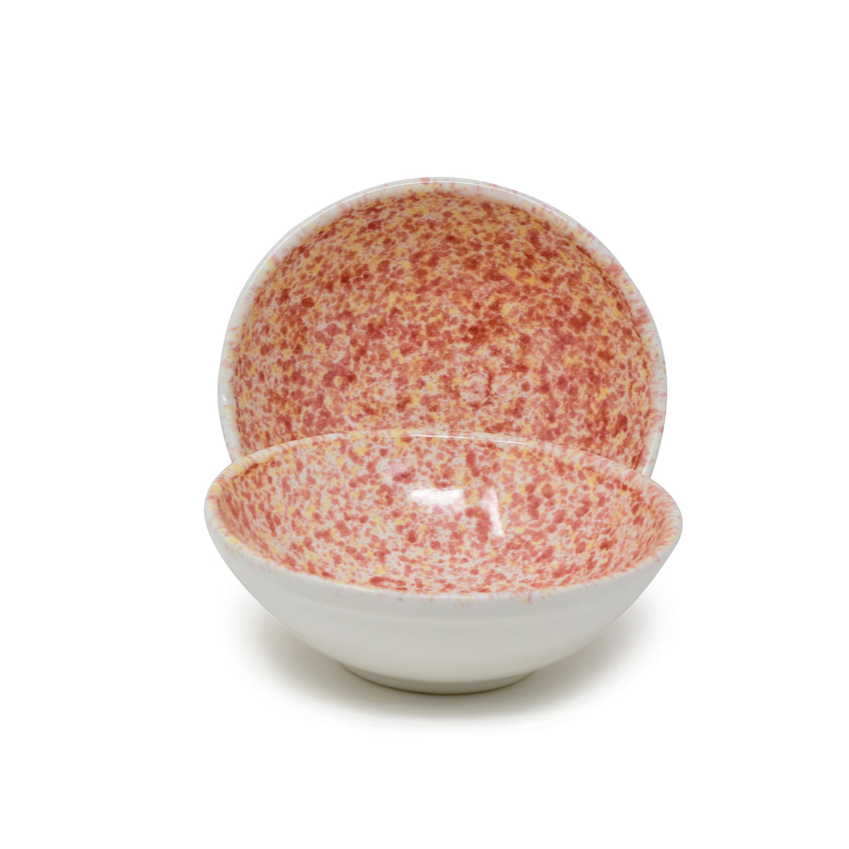 Handcrafted Flared Ceramic Shallow Bowls (250 ml) – Set of 2