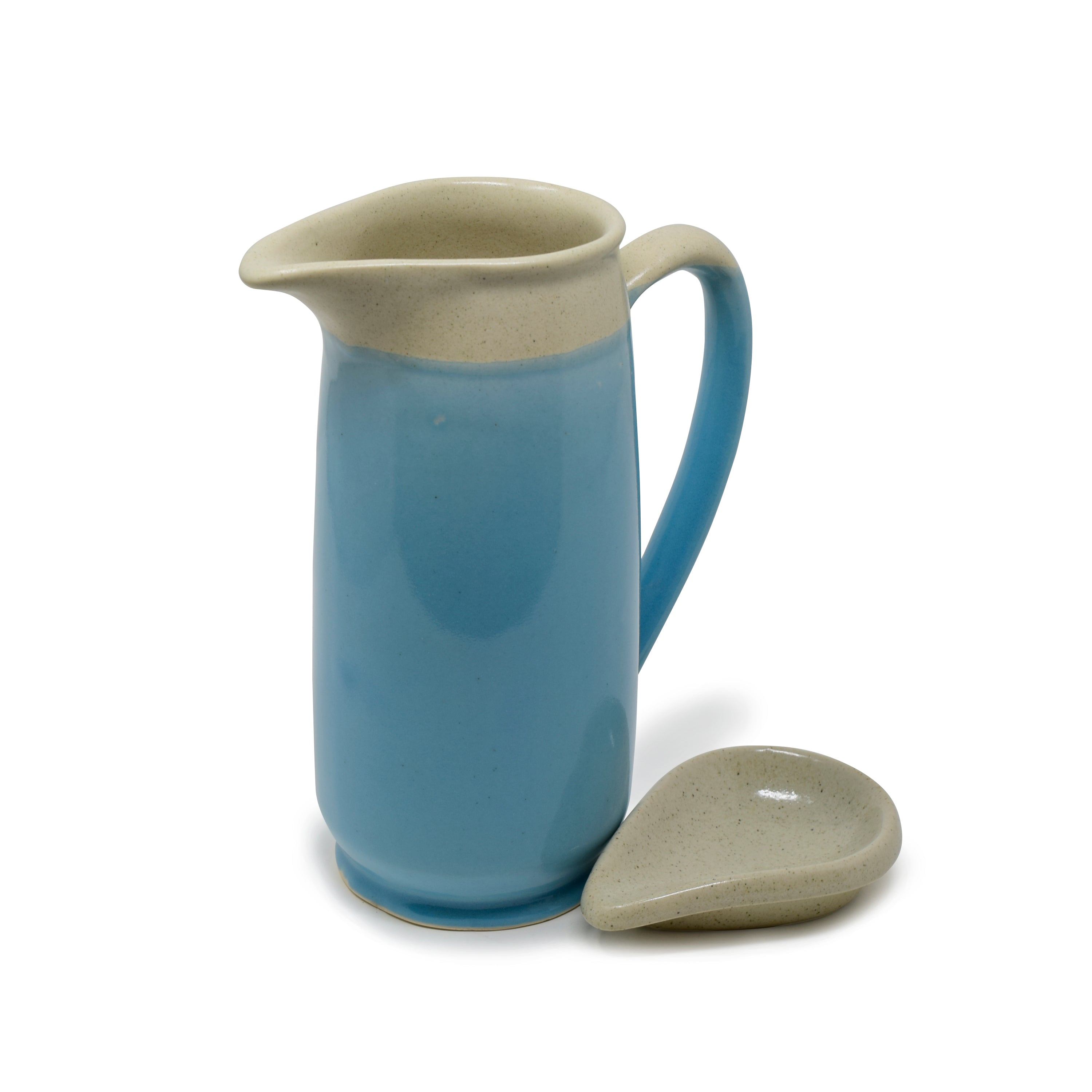 Slim Sleek Tall Jug with Cover Lid