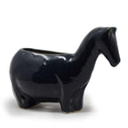Sculptural Horse Ceramic Planter Pot (6 x 4 Inch) | Artisanal Animal Home Decor