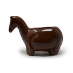 Sculptural Horse Ceramic Planter Pot (6 x 4 Inch) | Artisanal Animal Home Decor