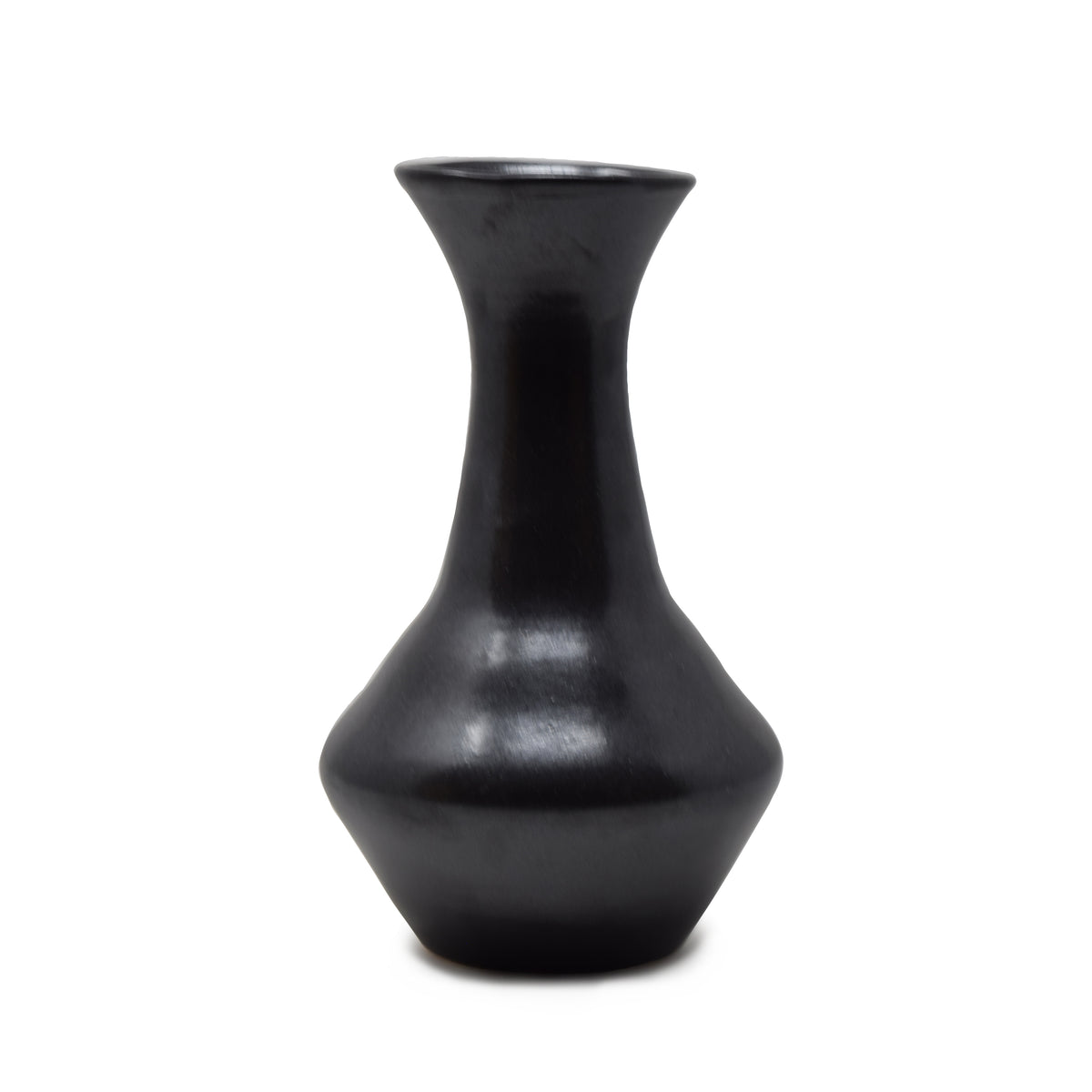 Handmade Ceramic Flared Flower Vase (8 Inch / 20 cm) | Himalayan Inspired Home Decor