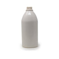 Textured-Spout Ceramic Bottle Vase (9 x 3.3 Inch) | Himalayan Inspired Vessel