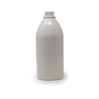 Textured-Spout Ceramic Bottle Vase (9 x 3.3 Inch) | Himalayan Inspired Vessel
