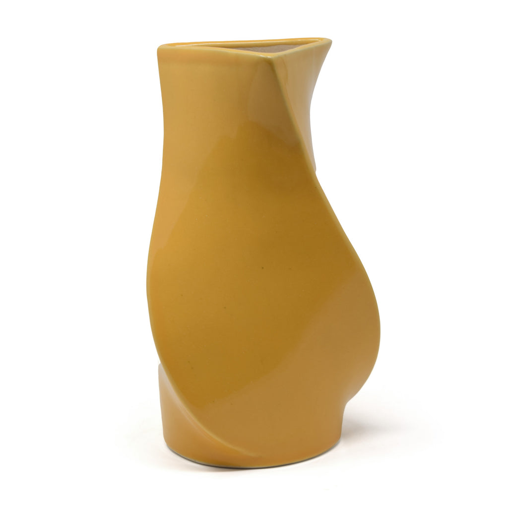Twisted Ceramic Flower Vase 7 inches
