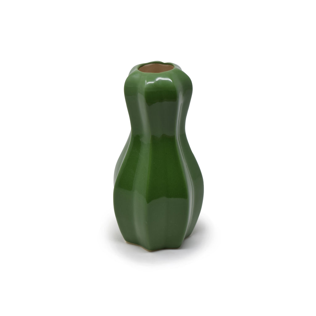 Groove Ceramic Vase 6.5 inches