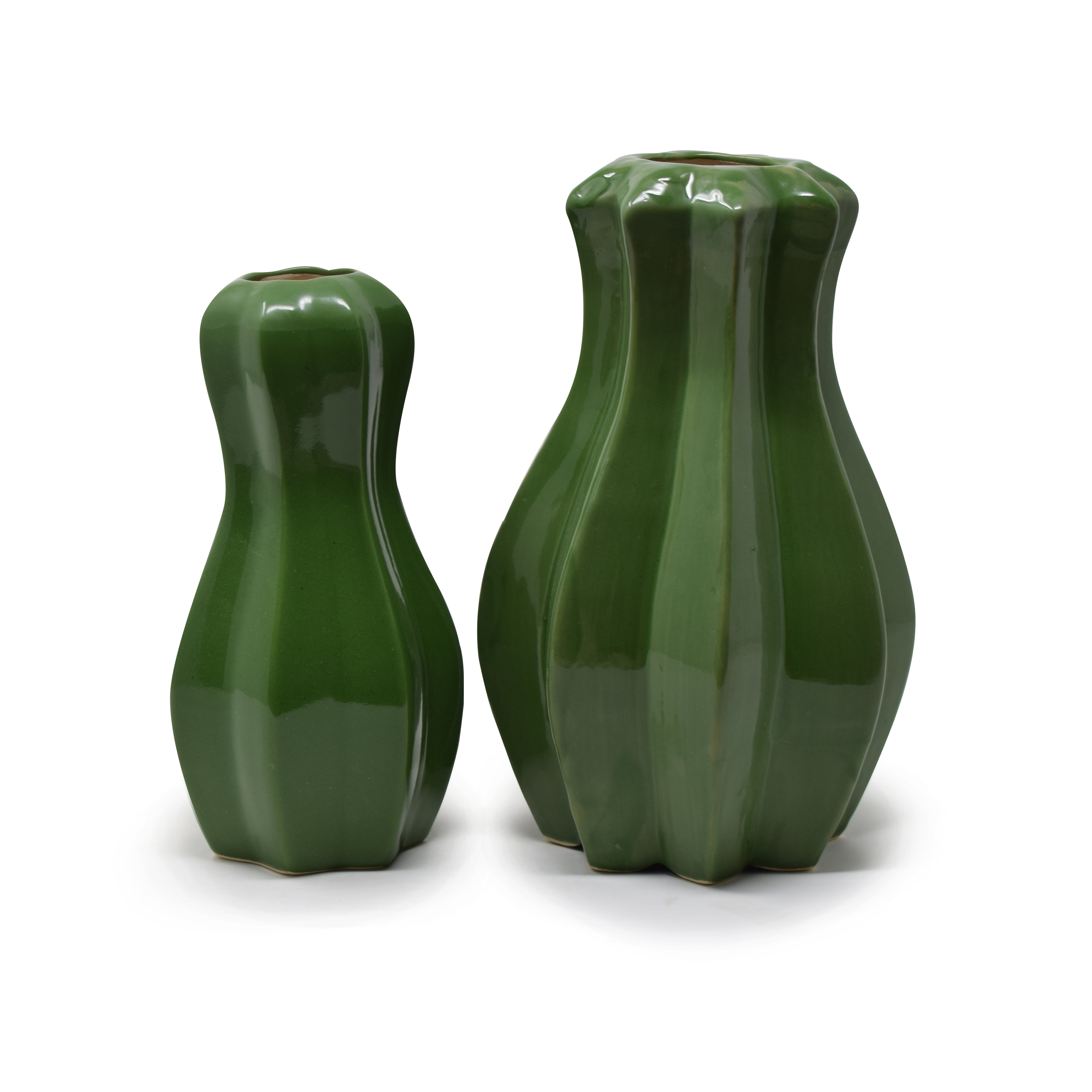 Groove Ceramic Vase 6.5 inches