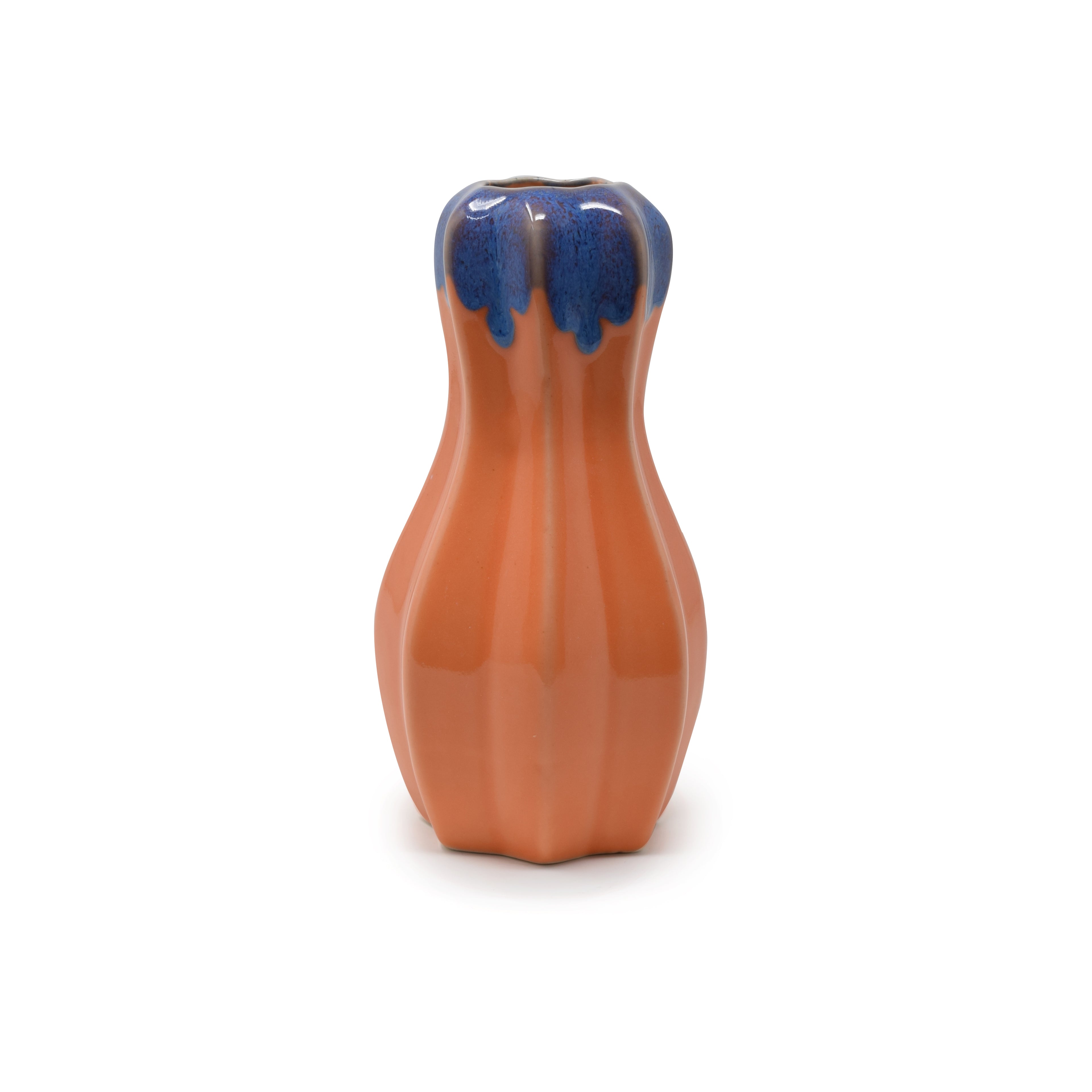 Groove Ceramic Vase 6.5 inches