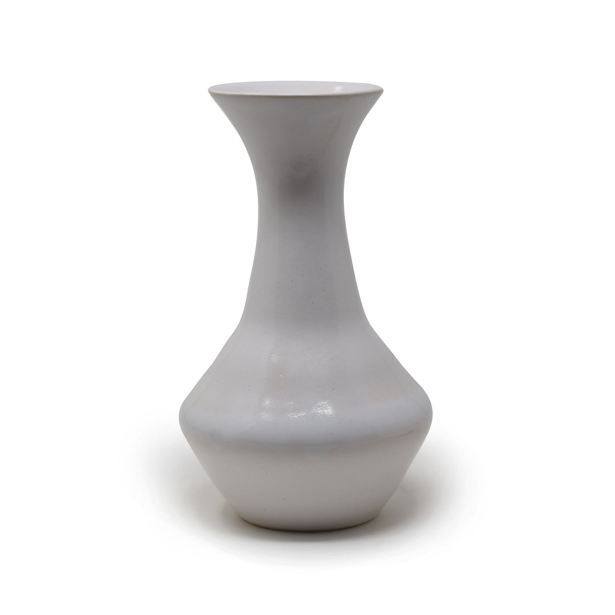 Handmade Ceramic Flared Flower Vase (8 Inch / 20 cm) | Himalayan Inspired Home Decor