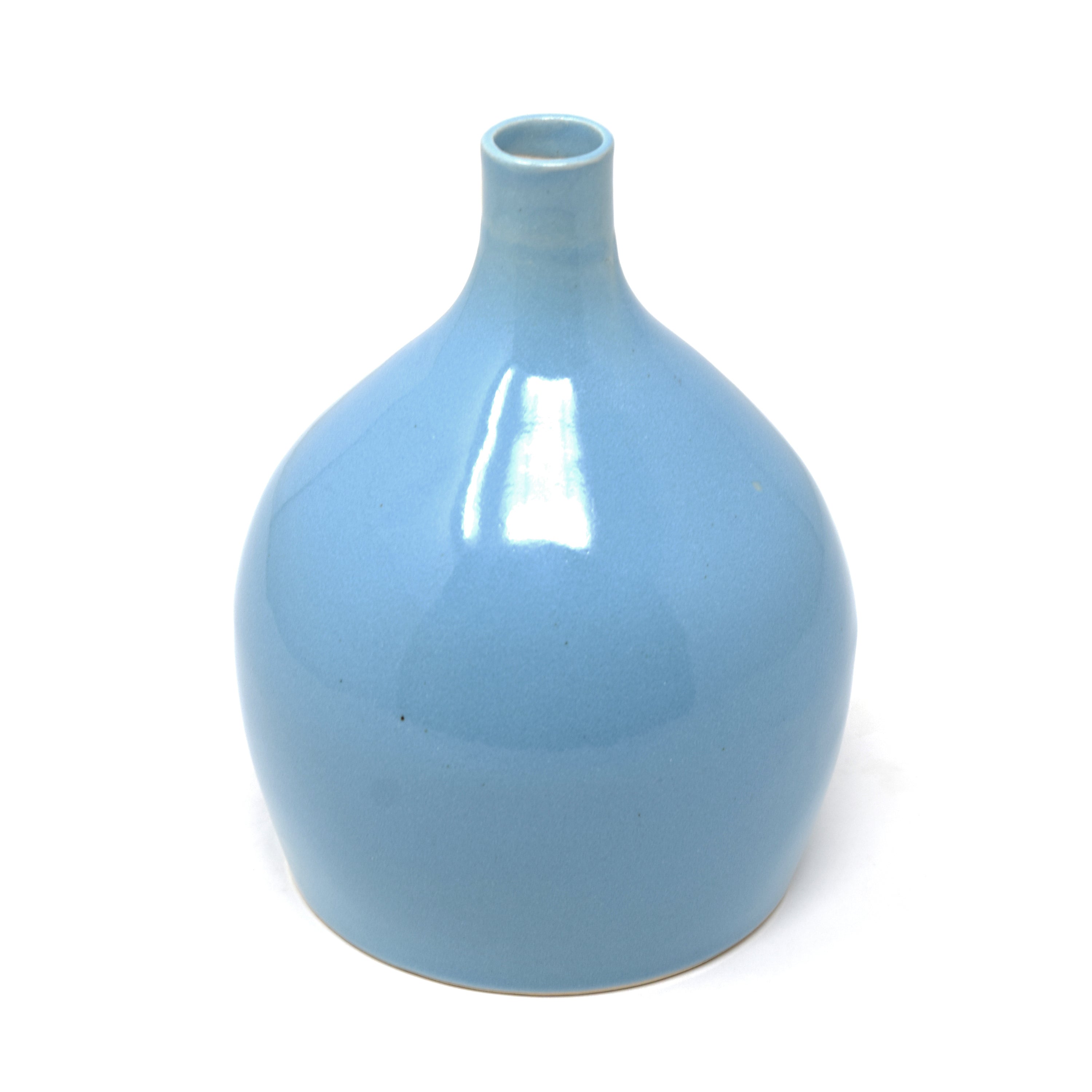 Ceramic Round Curved Vase Vaastu