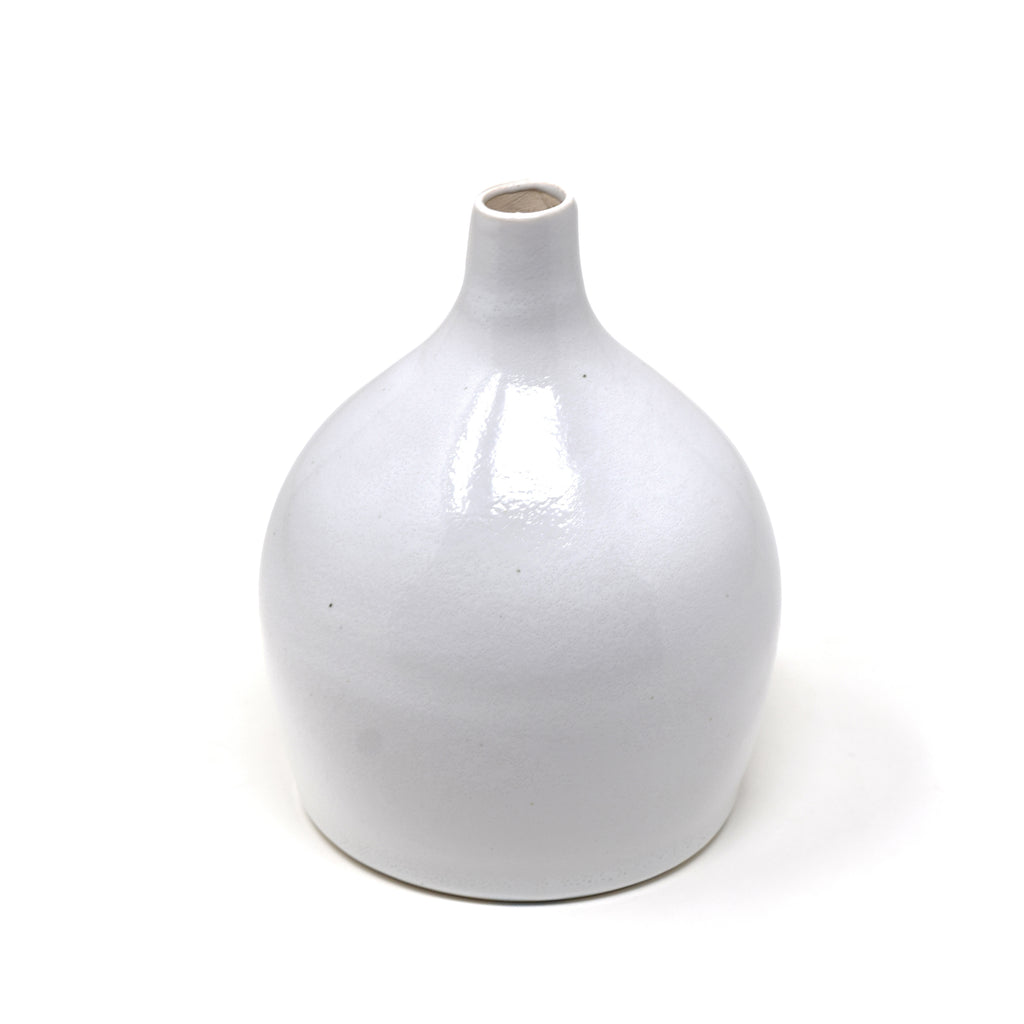Ceramic Round Curved Vase Vaastu