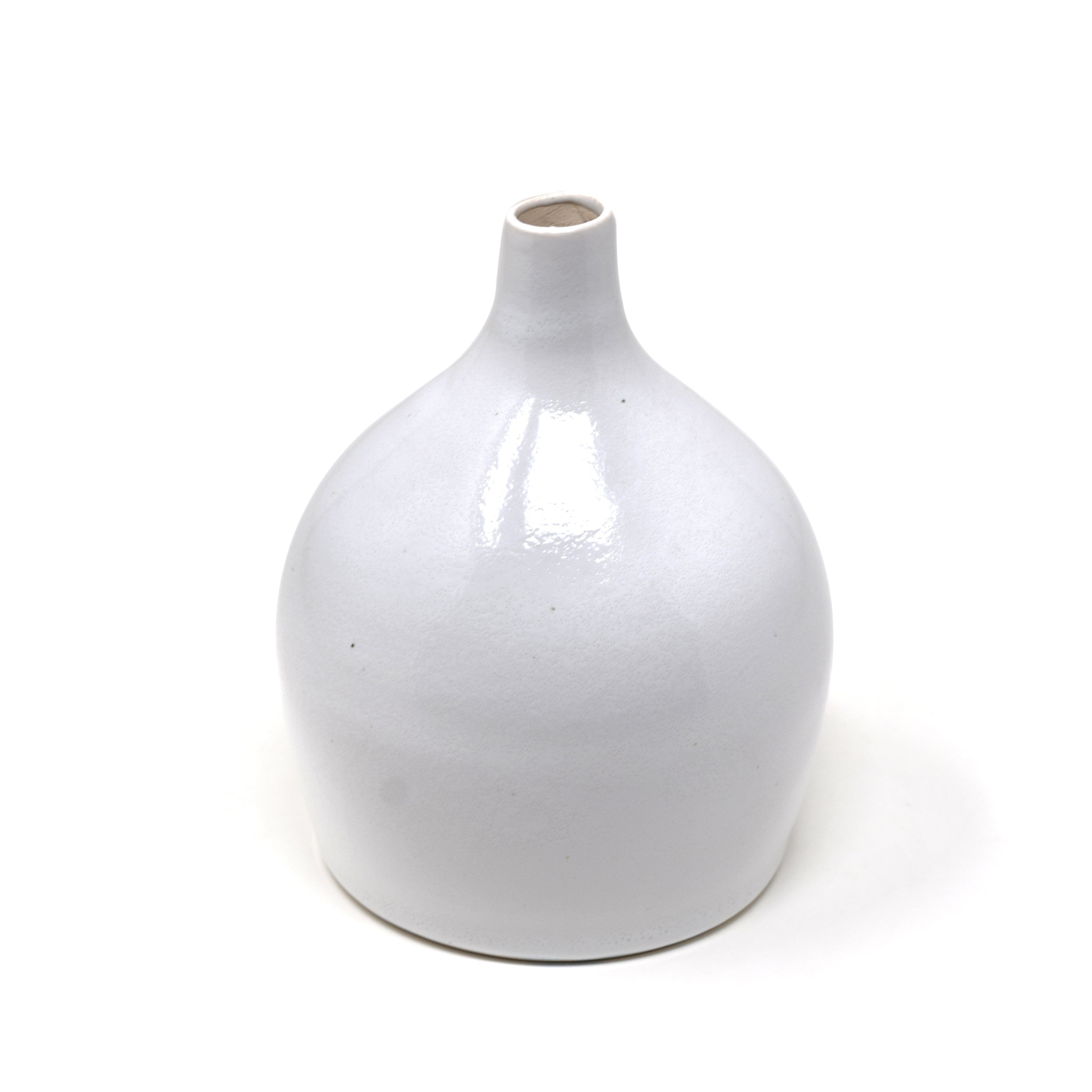 Ceramic Round Curved Vase Vaastu