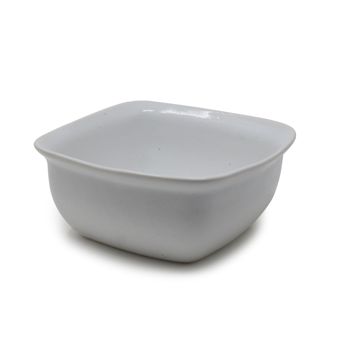 Handcrafted Square Ceramic Snack & Serving Bowl | Modern Stoneware Katori