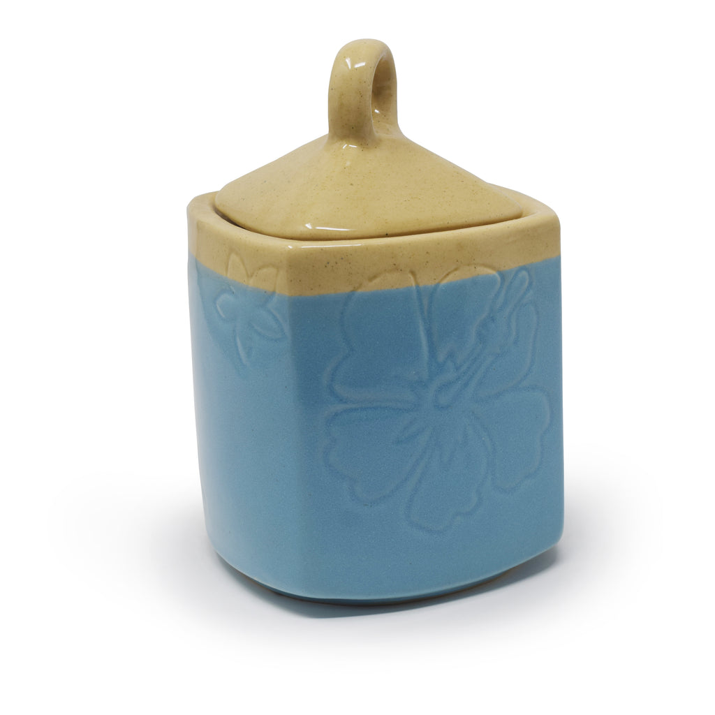 750 ml Square Ceramic Jar with Lid