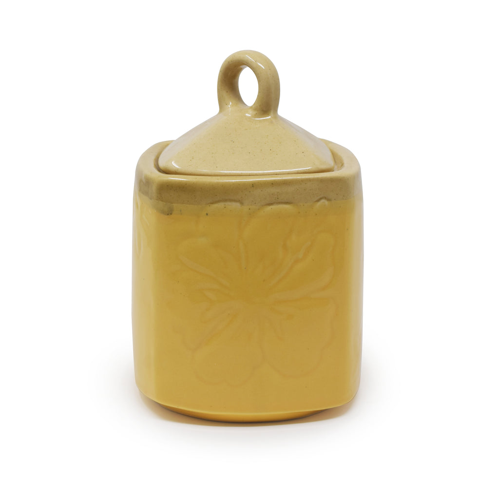 750 ml Square Ceramic Jar with Lid