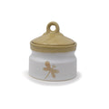 Handcrafted Dragonfly Ceramic Storage Jar with Lid (500 g / 1/2 kg Capacity)