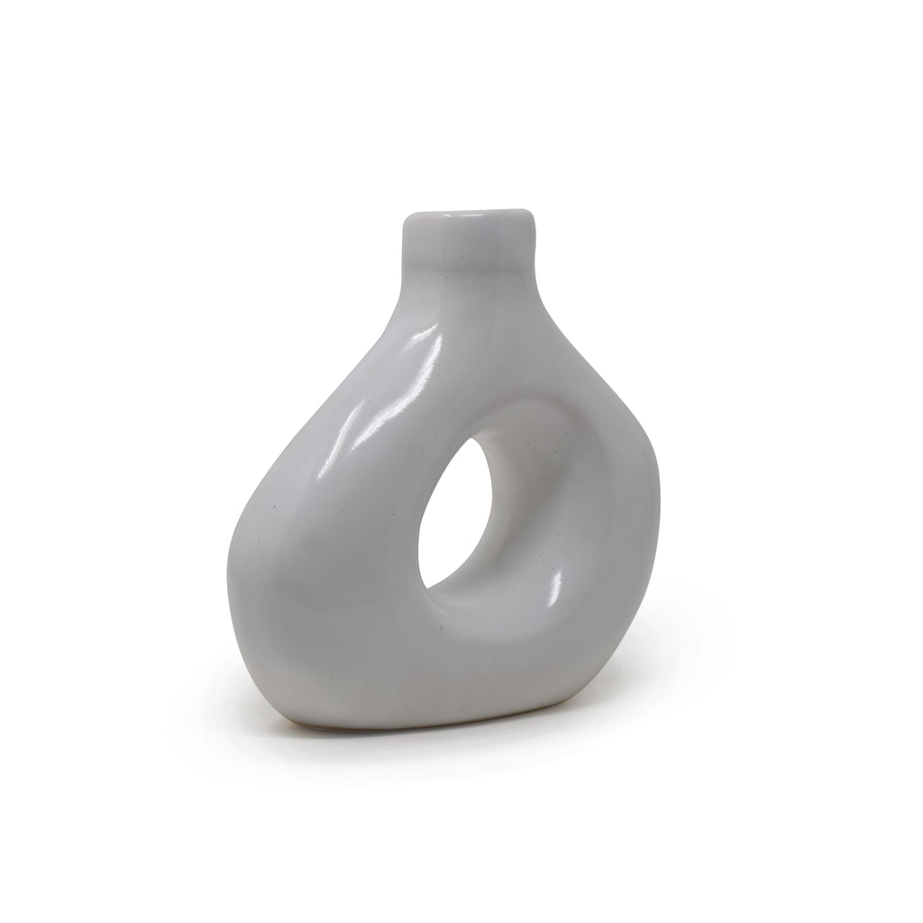 Asymmetric Donut Vase 6 "