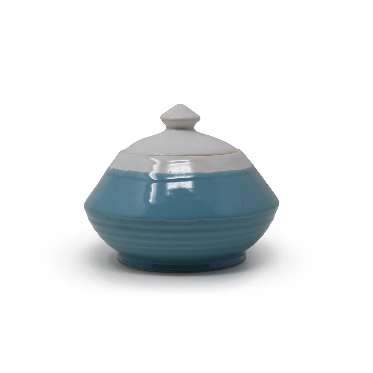 Multipurpose Ceramic Container Jar with Lid – 1.3 Litres Classic India Pot Haandi