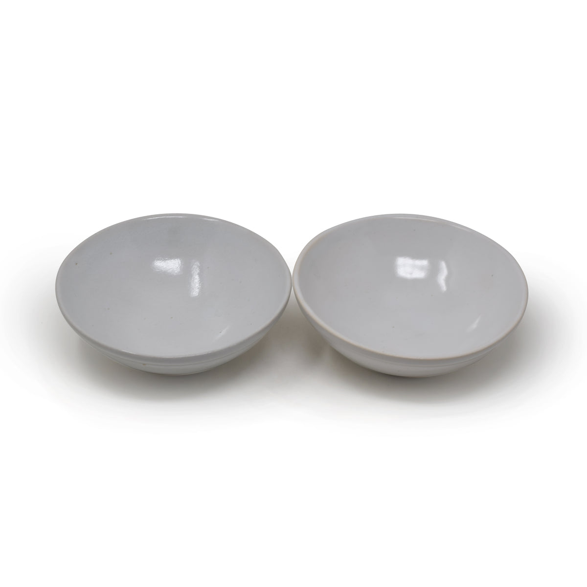 Handcrafted Flared Ceramic Shallow Bowls (250 ml) – Set of 2