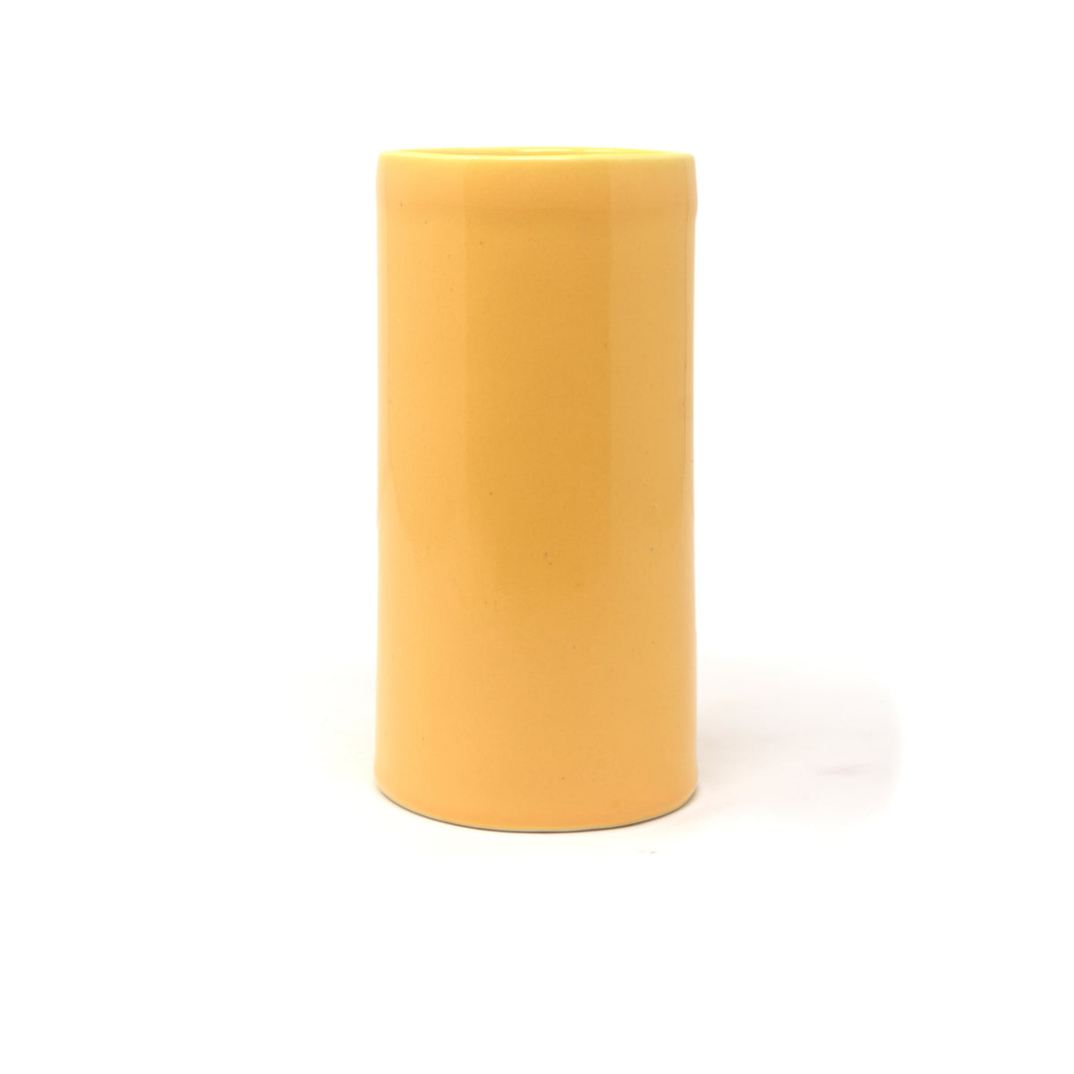 Handcrafted Floral Cylindrical Ceramic Vase | Modern Stoneware Flower Vase