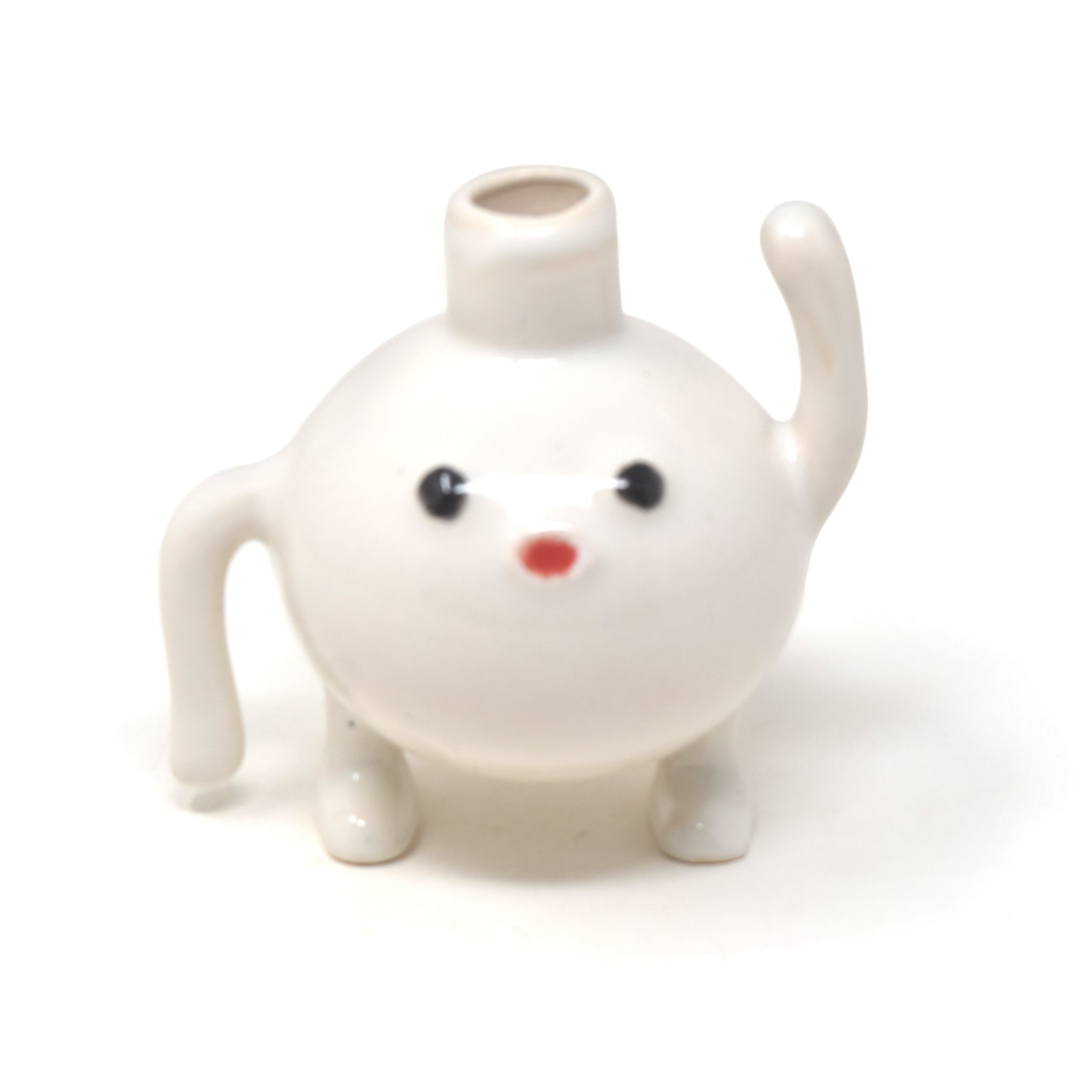 Round Happy Face Ceramic Vase