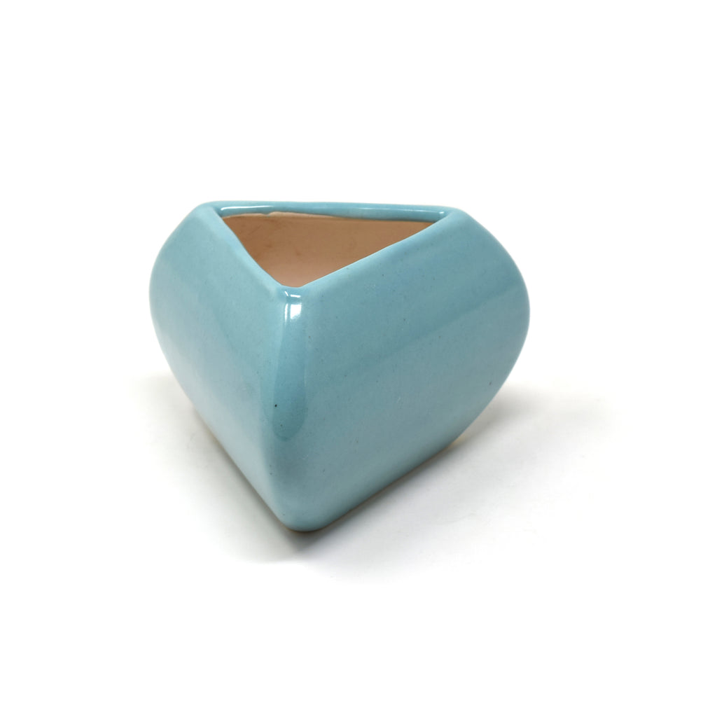 Parametic Geometric Triangle Ceramic Bonsai Plant Pot Planter