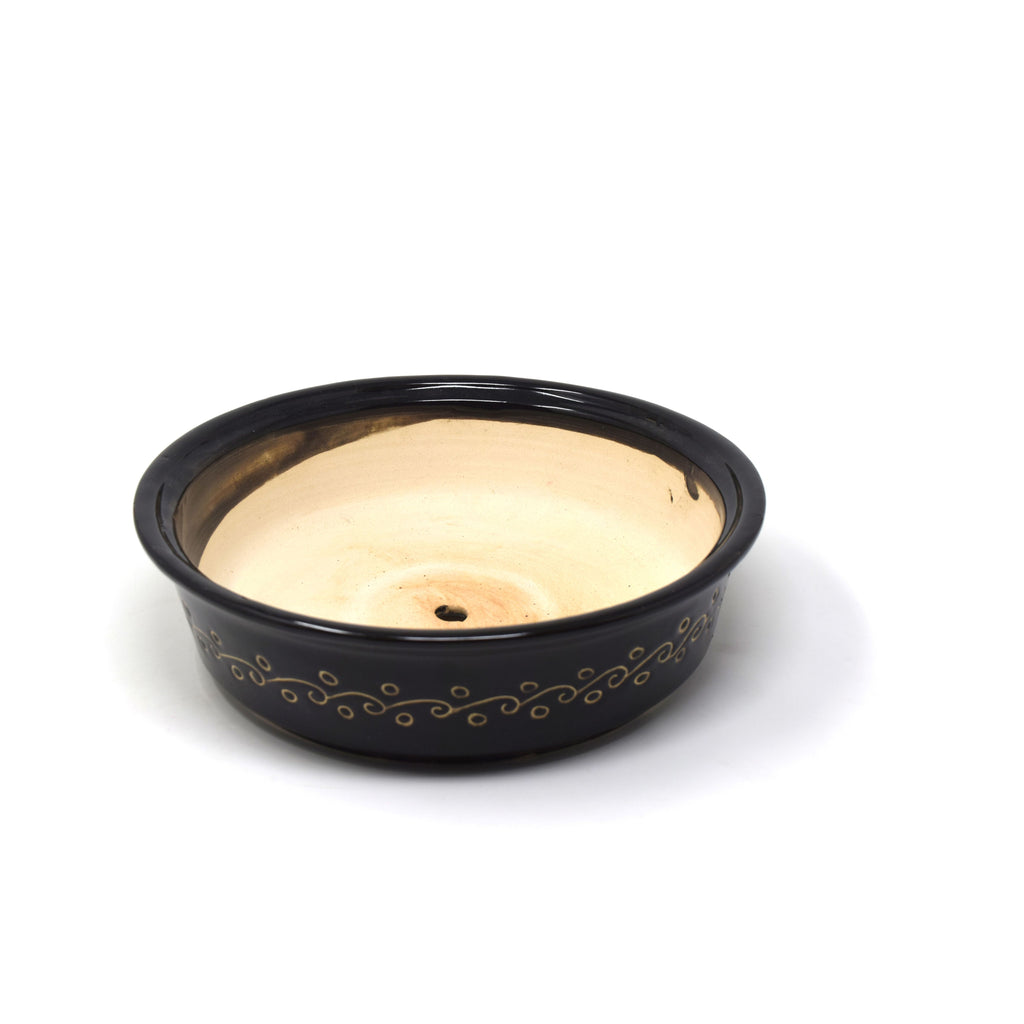 Bonsai Ceramic Planter Pot Round 9.5 inches