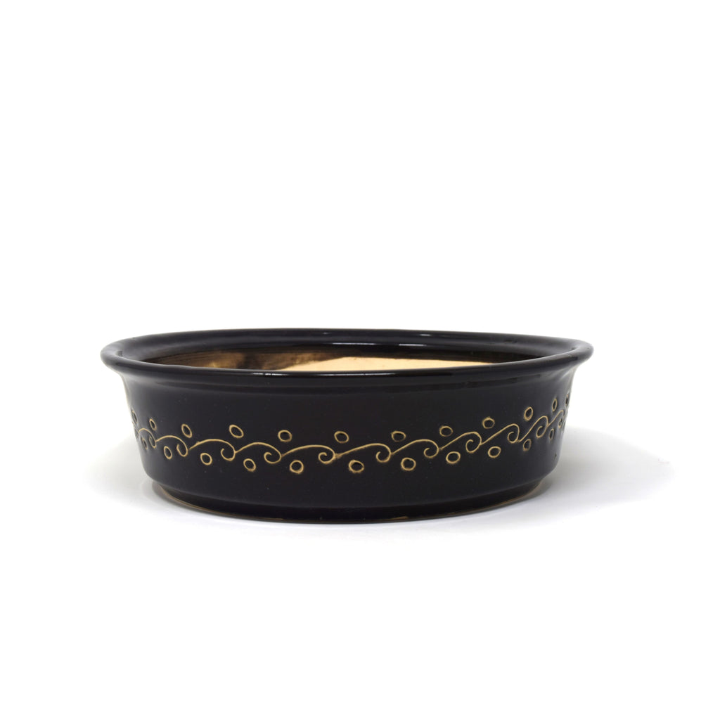 Bonsai Ceramic Planter Pot Round 9.5 inches