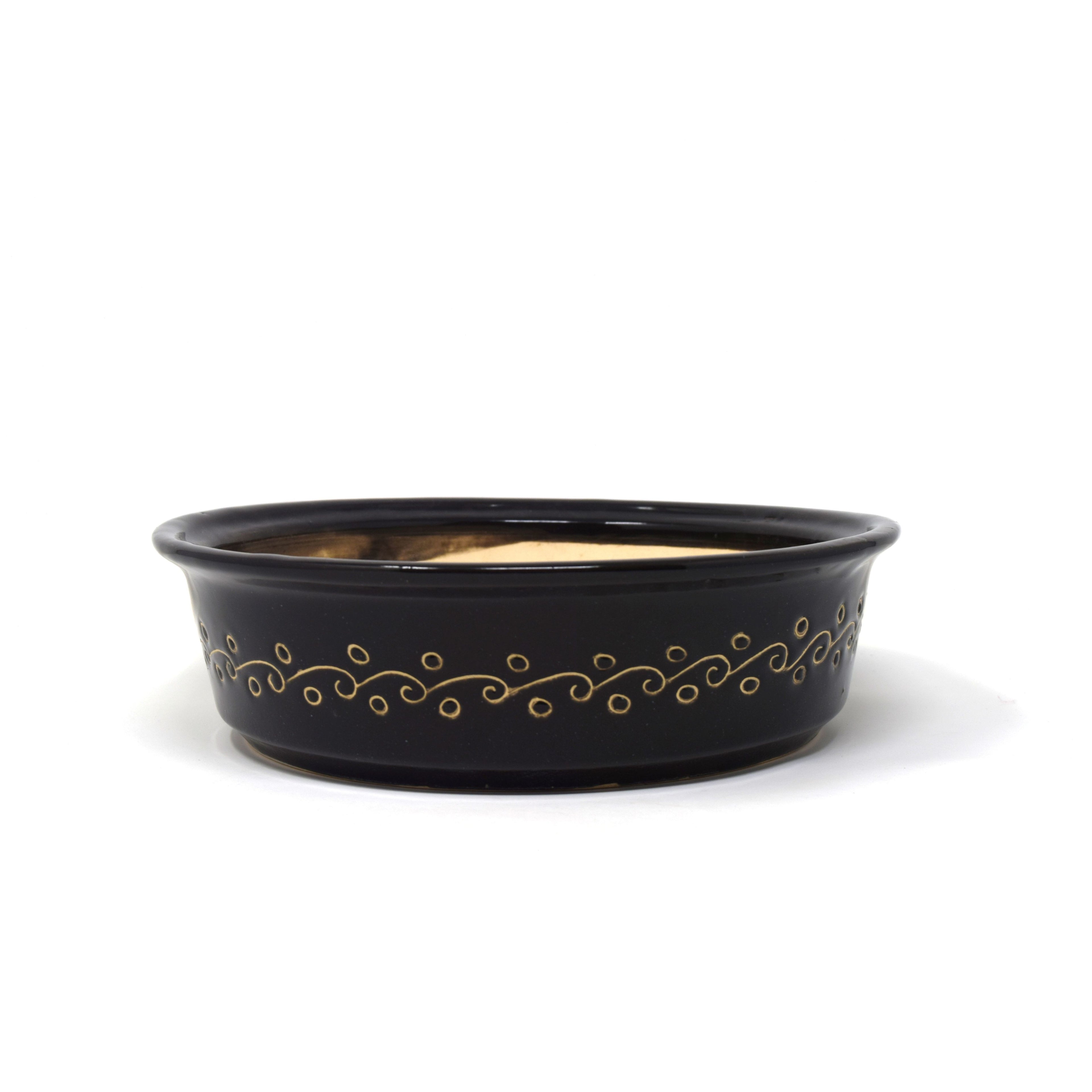 Bonsai Ceramic Planter Pot Round 9.5 inches