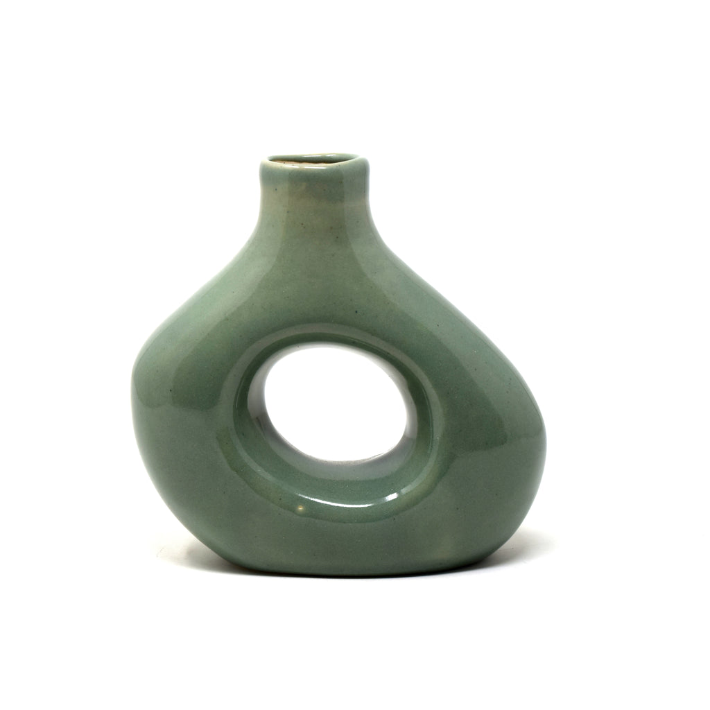 Asymmetric Donut Vase 6 "