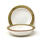 Set of 2 Deep Pasta Ramen Noodle Ceramic Plate Bowl with Rim 9.5 inches