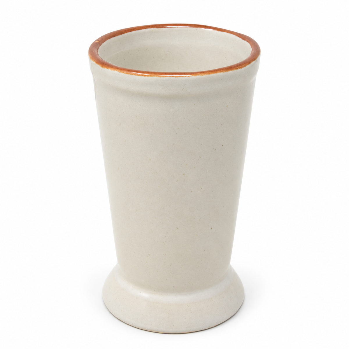 Ceramic Drinking Glass Tumbler with Flared Base – 6 Inch