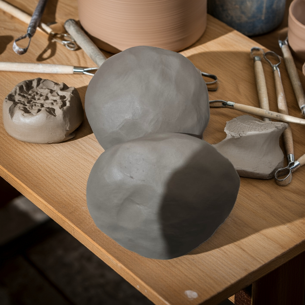 White Stoneware Ceramic Pottery Clay Upto Cone 6 or 1200 Celcius