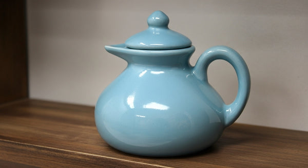 Round Ceramic Oil Pourer MIlk Jug 350ml