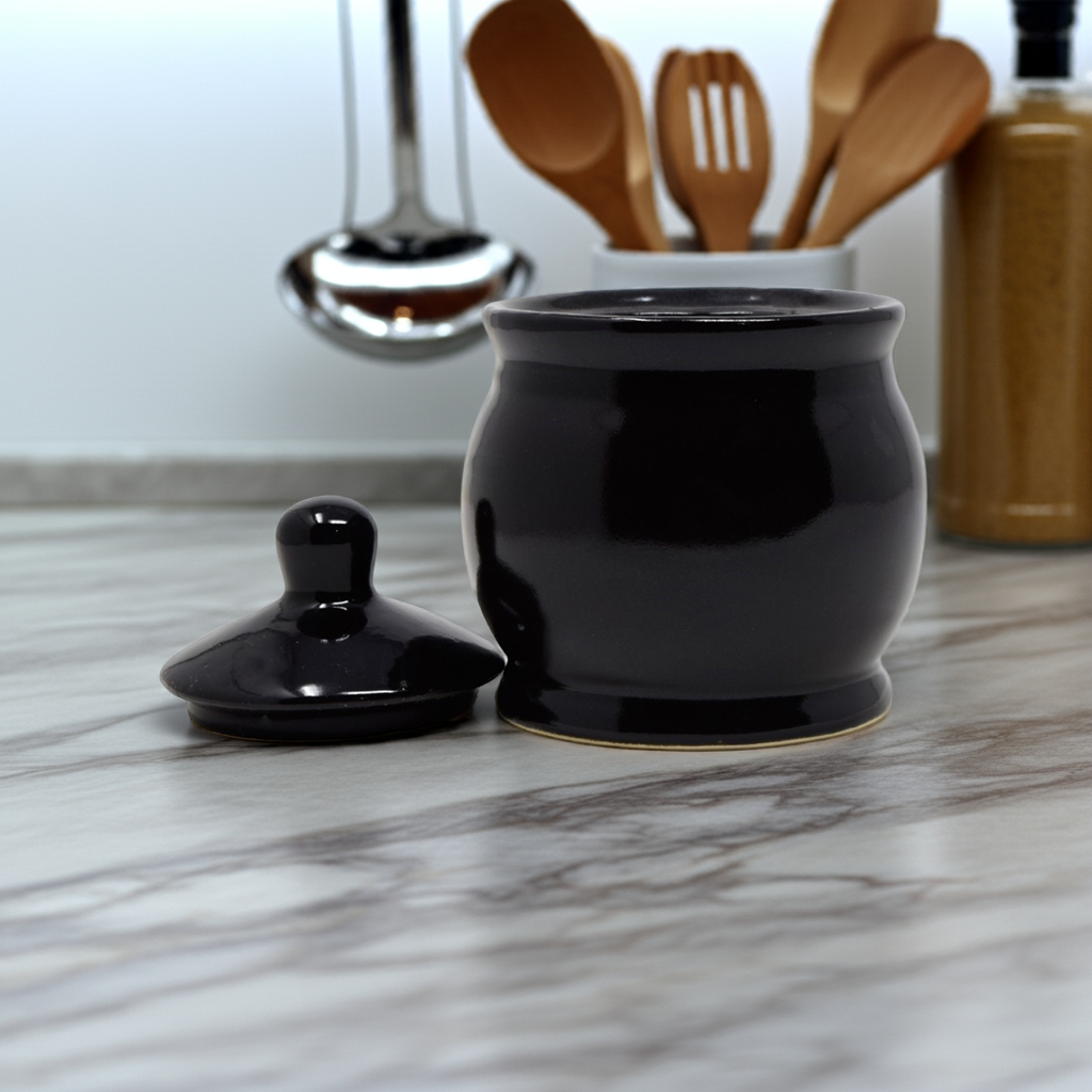 Versatile 300ml Ceramic Spice Jar - Perfect for Your Kitchen Essentials