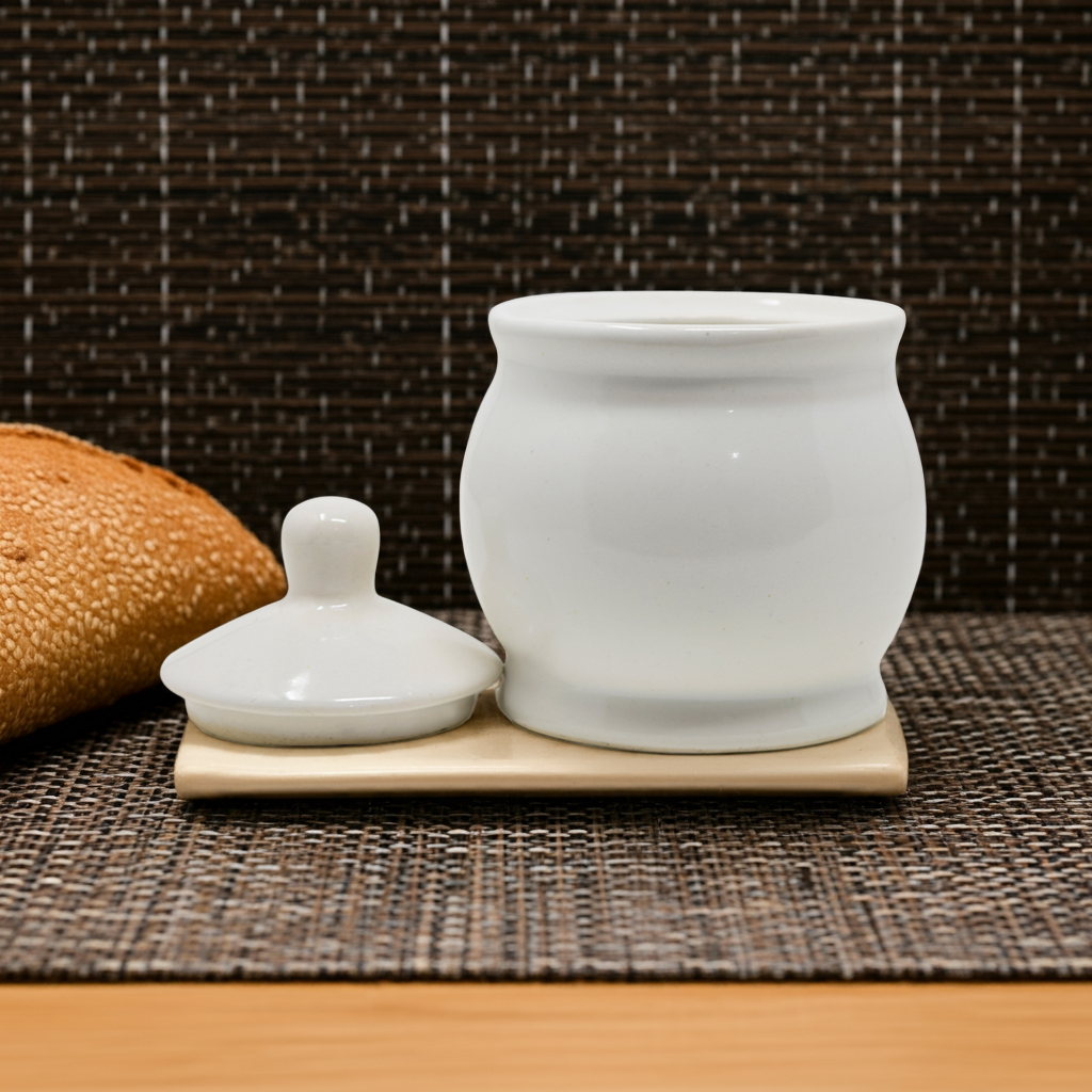 Versatile 300ml Ceramic Spice Jar - Perfect for Your Kitchen Essentials