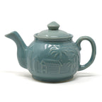 beach inspired goa teapot ceramic for 2 to 4 people, 500 ml 