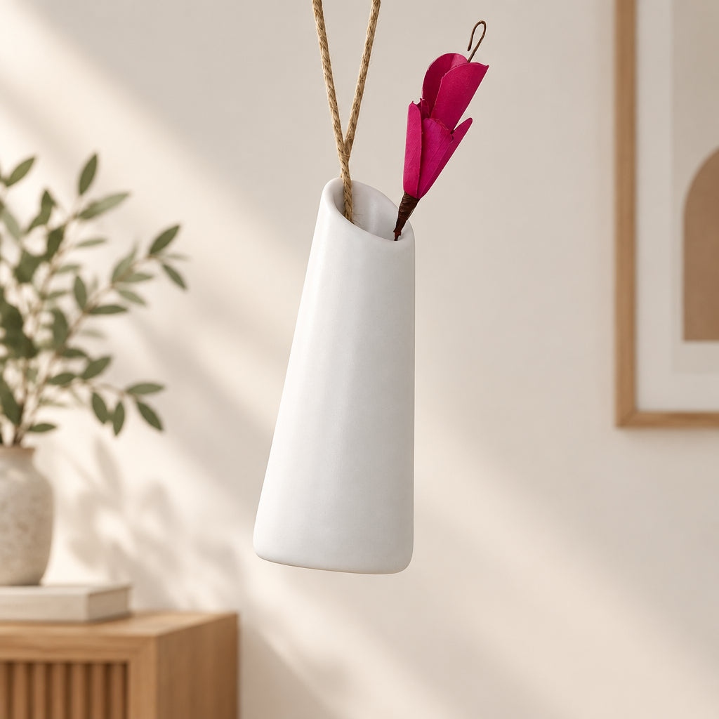 Modern Ceramic Wall Hanging Bud Vase