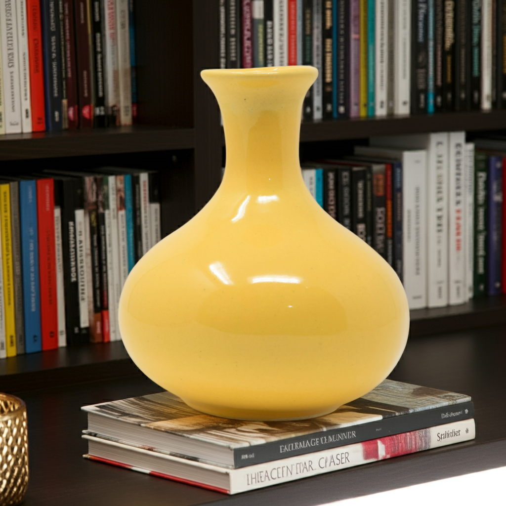 Decorative Round Vaastu Flower Vase - Elevate Your Space with Natural Beauty