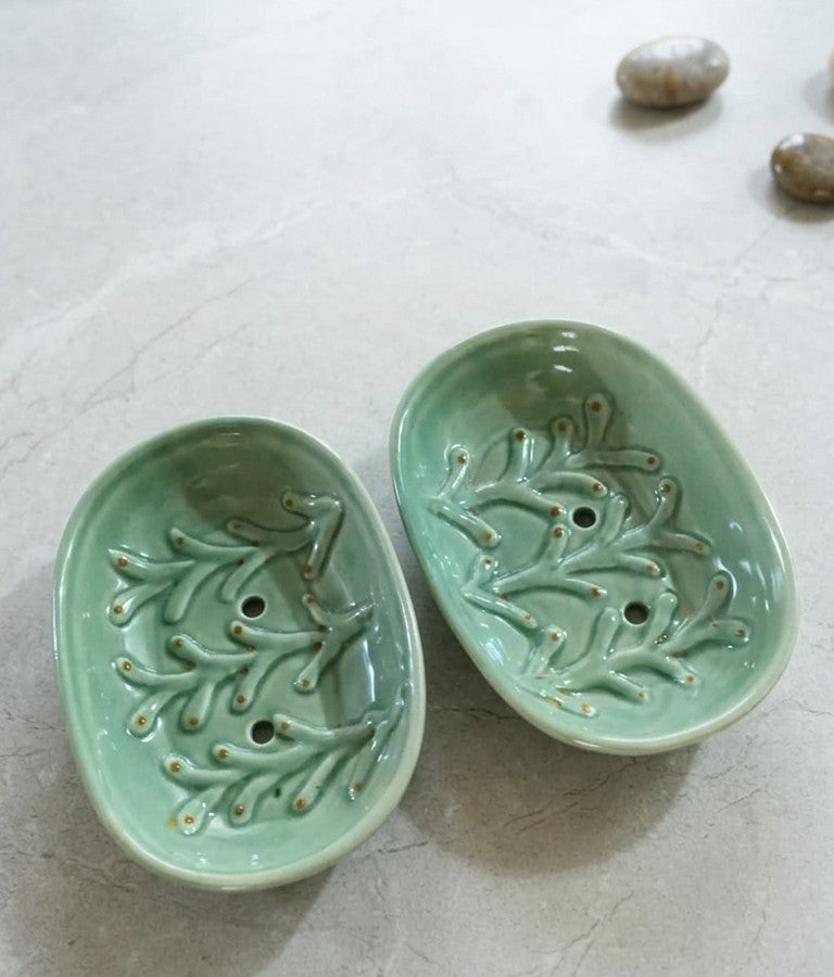 Handmade Oval Soap Dish Trays