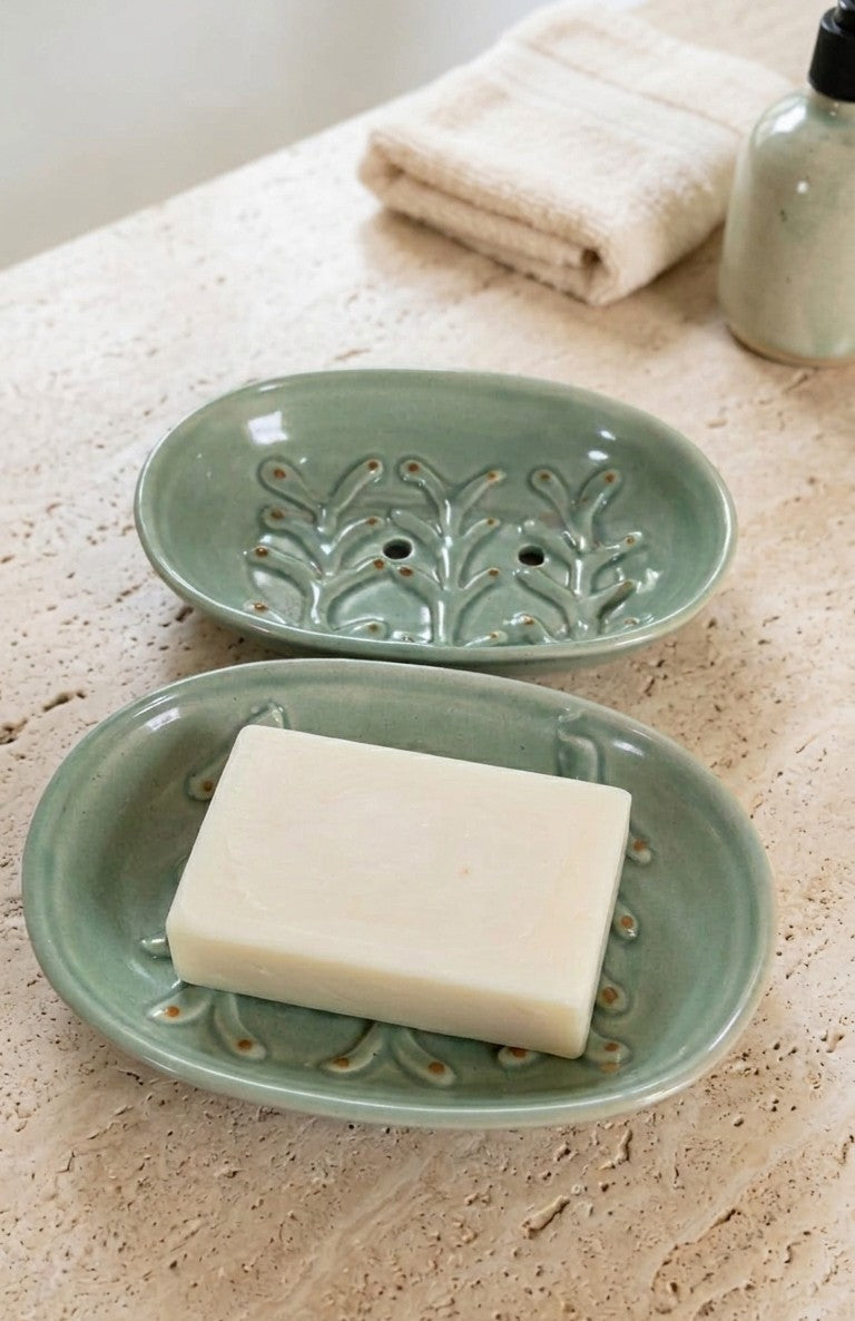 Handmade Oval Soap Dish Trays