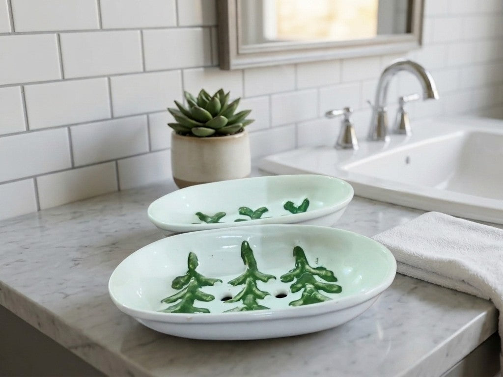 Handmade Oval Soap Dish Trays
