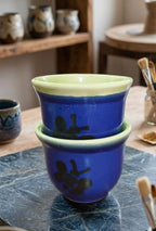 Handmade Ceramic Honeybee Coffee Mug & Cup (180-200 ml) | Artisanal Drinkware