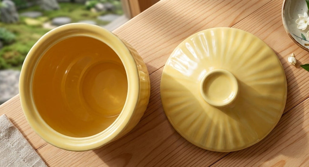 Styration Ceramic Bowl with Lid (500ml)