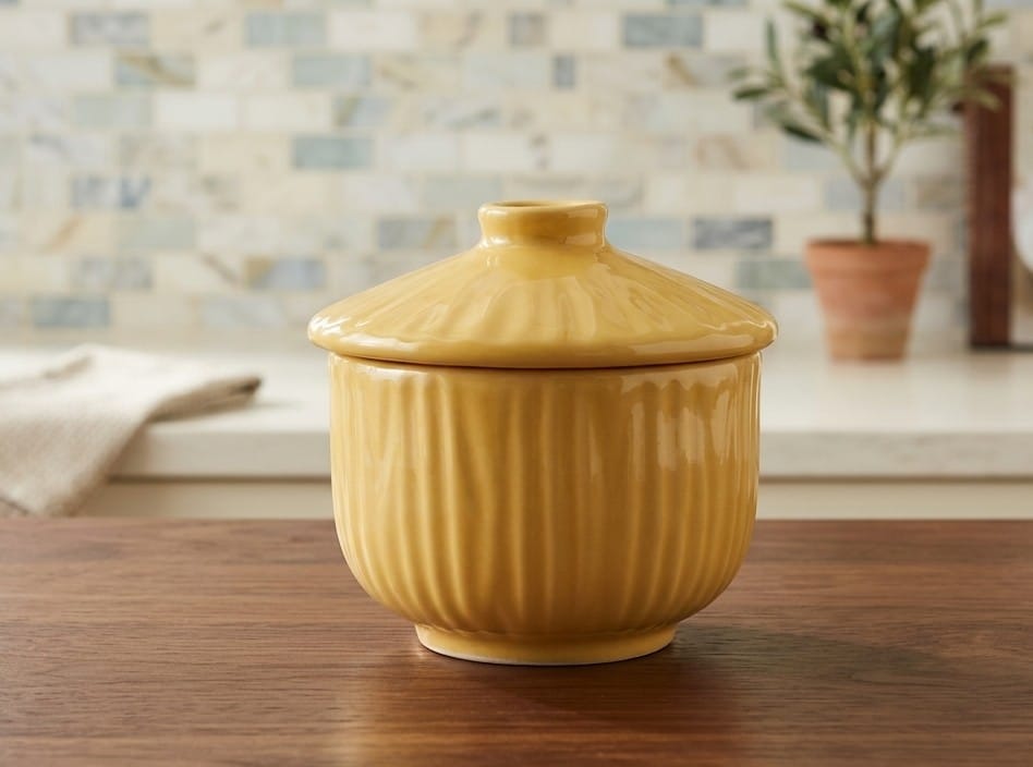 Styration Ceramic Bowl with Lid (500ml)